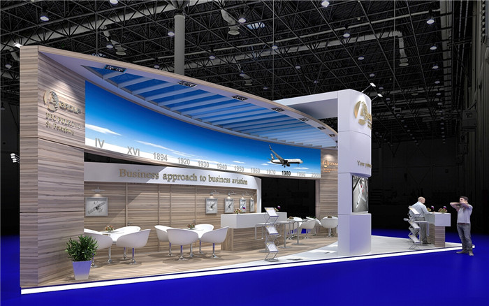 珠海航空展展臺設(shè)計(jì)