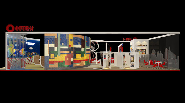 中國建材-上海建材展展臺設(shè)計