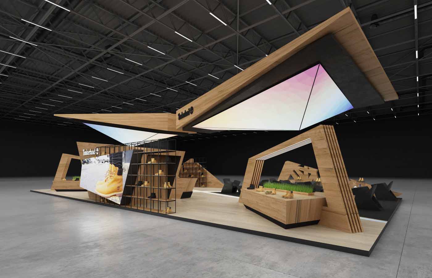 TIMBERLAND服飾展-深圳服裝展展臺(tái)設(shè)計(jì)