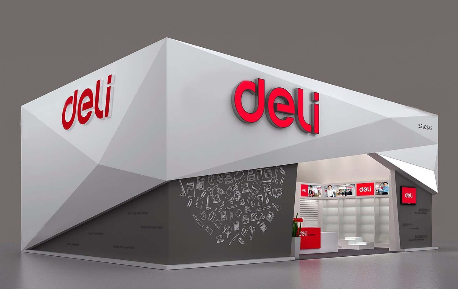 上海展臺設計-deli-教育展展臺設計