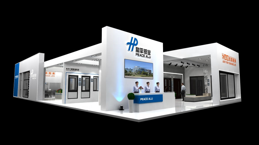 廣州裝修展臺-和平鋁業(yè)-衣柜展臺裝修