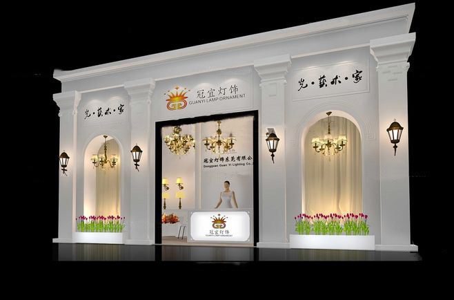 香港展臺(tái)搭建-冠宜-燈飾展臺(tái)搭建