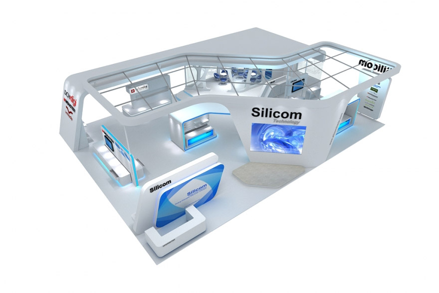 國際展覽裝修-Silicom-國外展臺搭建|國外展位設計|國際展會布置