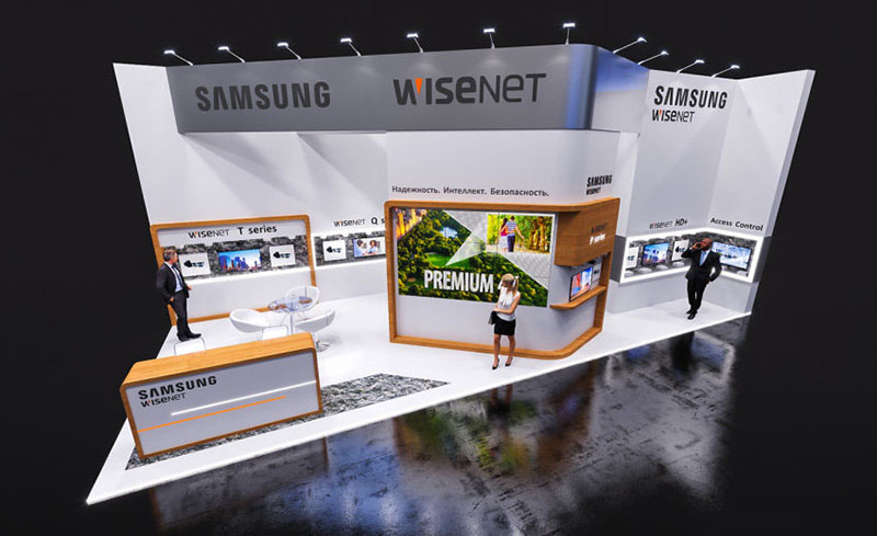 國際會展展會搭建-SAMSUNG-國際展臺展位設(shè)計裝修