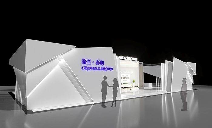 上海展臺(tái)展位設(shè)計(jì)-格蘭布朗-裝飾材料展會(huì)展搭建
