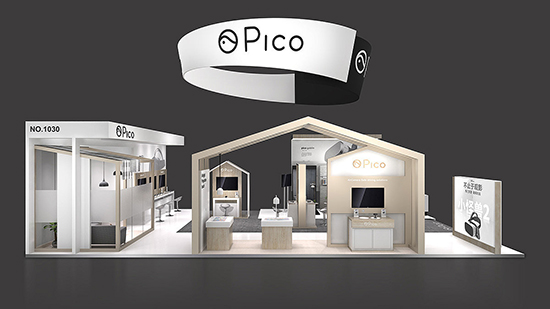 北京展會搭建-PICO-游博會展會裝修設計|游戲會展布置