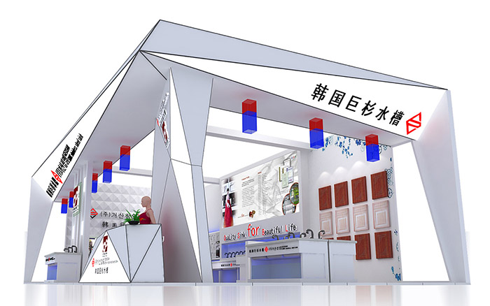 廣州展會展覽搭建-韓國巨杉水槽-水處理展臺展位設(shè)計