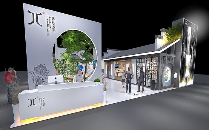 深圳展廳裝修設計-博林文創(chuàng)-設計展廳施工