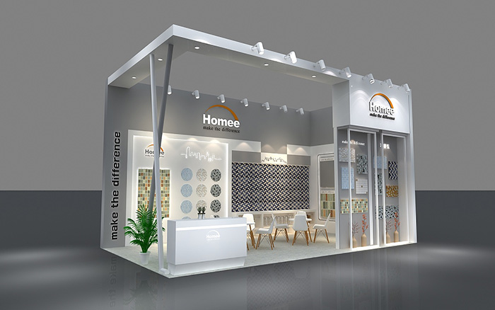 廣州建博會展廳搭建-Homee
