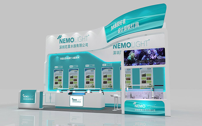 寵物水族展會裝修-尼莫水族-廣州展臺搭建設(shè)計