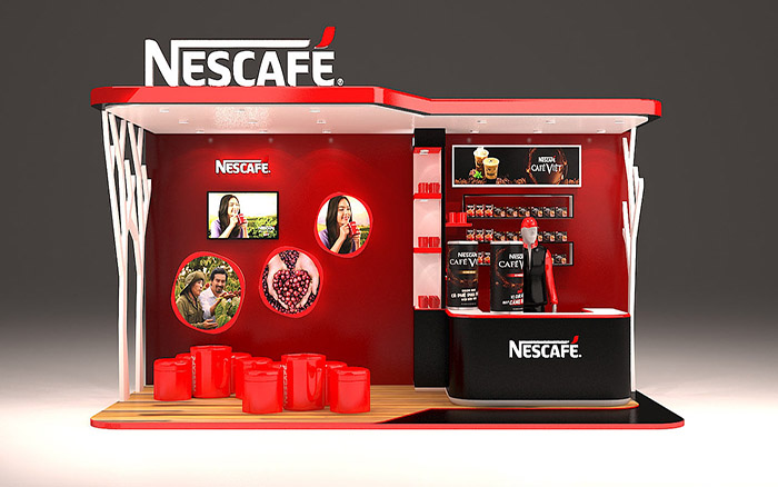 深圳展覽設(shè)計(jì)展示-NESCAFE-咖啡展會(huì)搭建