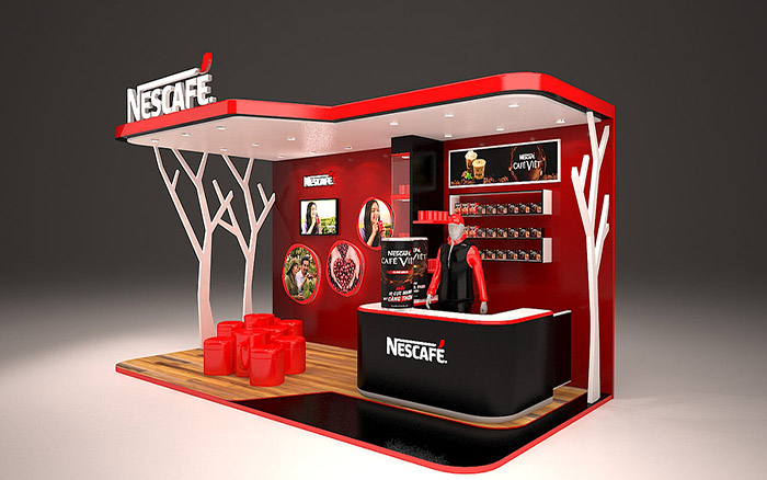 深圳展覽設(shè)計(jì)展示-NESCAFE-咖啡展會(huì)搭建