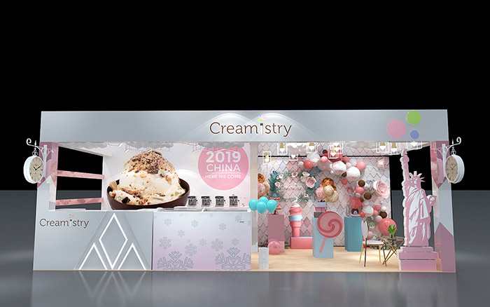 青島展臺(tái)搭建-creamistry-中冰展會(huì)設(shè)計(jì)