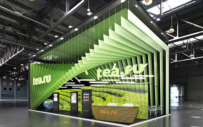 上海茶博會(huì)展位設(shè)計(jì)-tea.ru