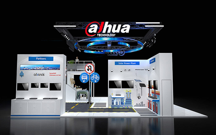 廣州展會策劃-ahua-科技展臺搭建設計