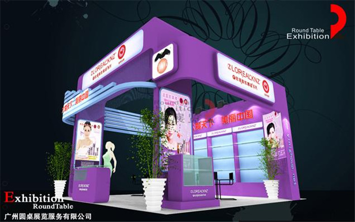 歐萊雅-廣州美博會展臺搭建