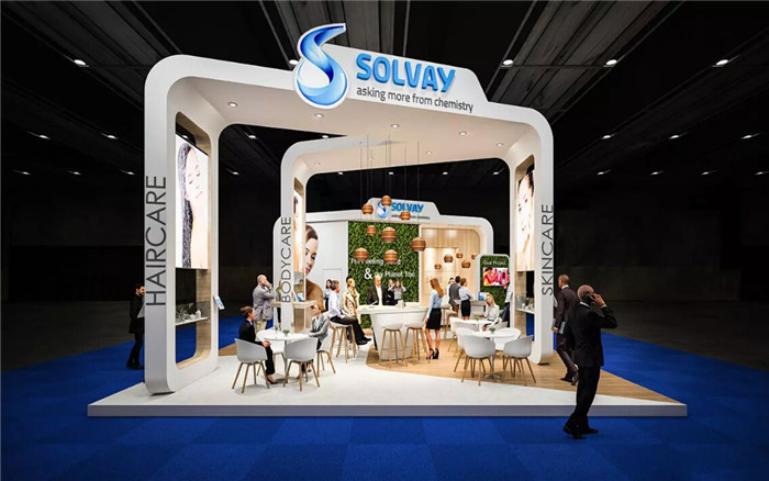 SOLVAY-廣州涂料展展臺設(shè)計