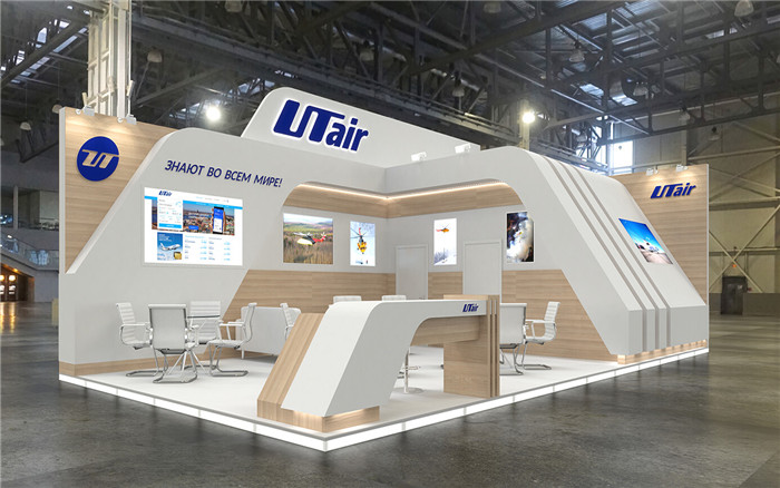 utair-北京航空展展臺設(shè)計
