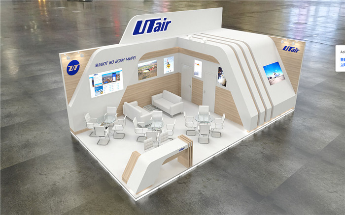 utair-北京航空展展臺設(shè)計