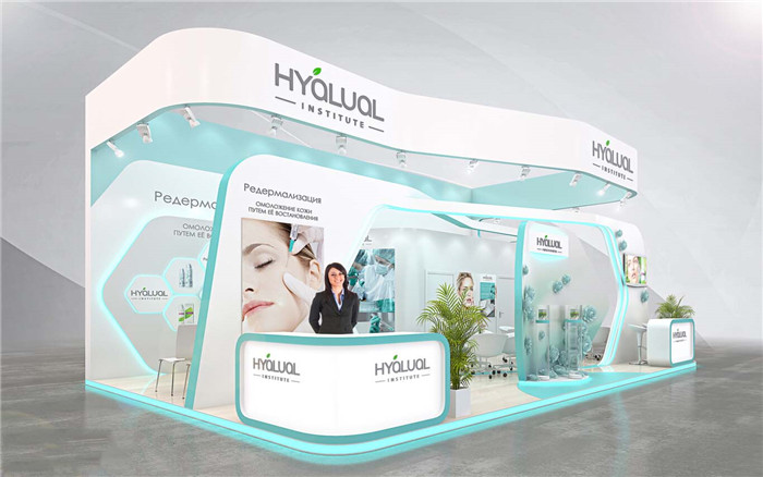 Hyalual-廣州美博會展臺設計