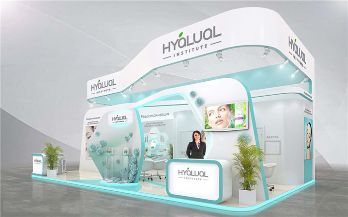 Hyalual-廣州美博會展臺設計