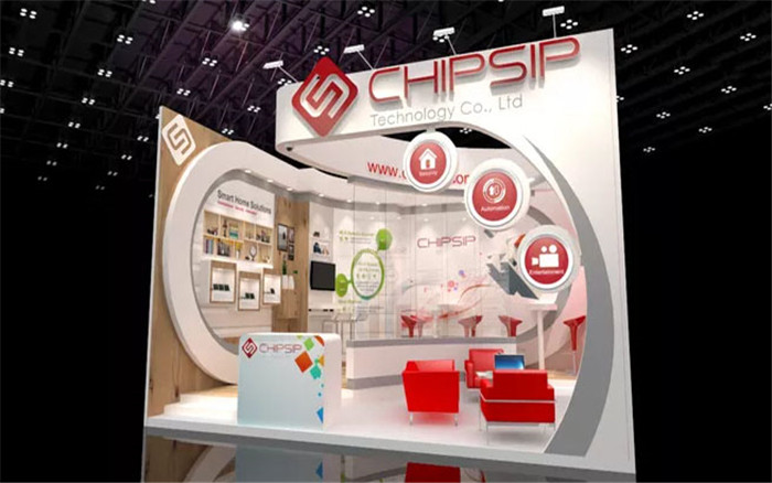 CHIPSIP-香港電子展展臺(tái)搭建