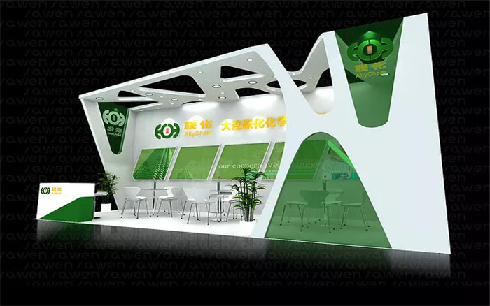 聯(lián)化-廣州涂料展展臺設(shè)計