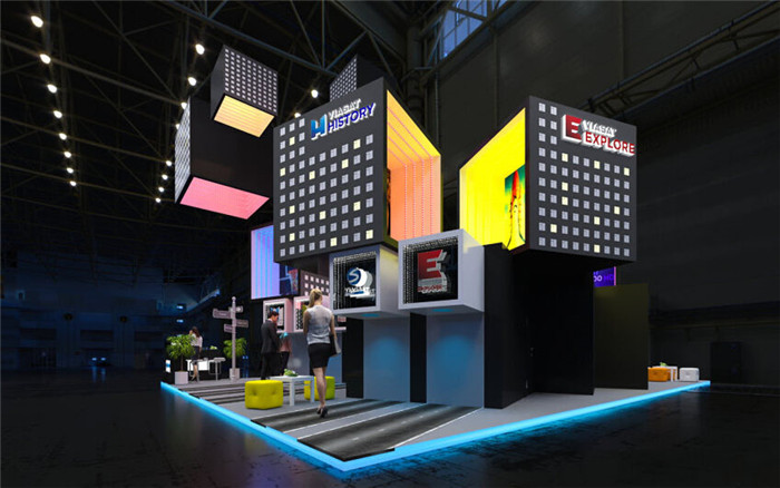 VIASAT-香港電子展展臺(tái)設(shè)計(jì)