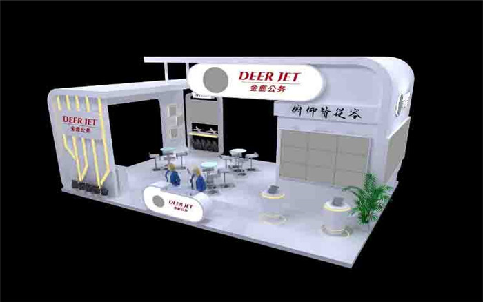 金鹿公務(wù)-深圳電子展展臺設(shè)計(jì)
