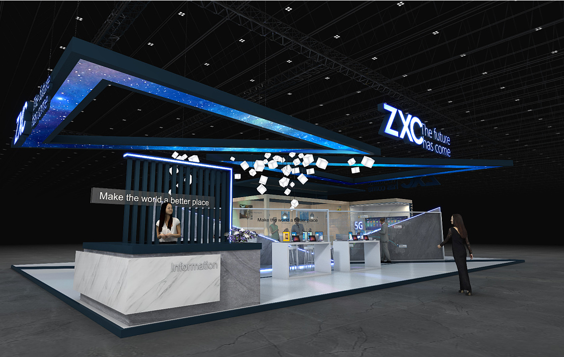 上海進口博覽會展廳設計-ZXC
