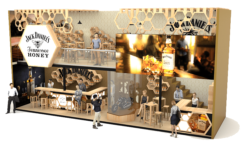 廣州展臺(tái)搭建-JACK DANIELS-食品展展臺(tái)搭建