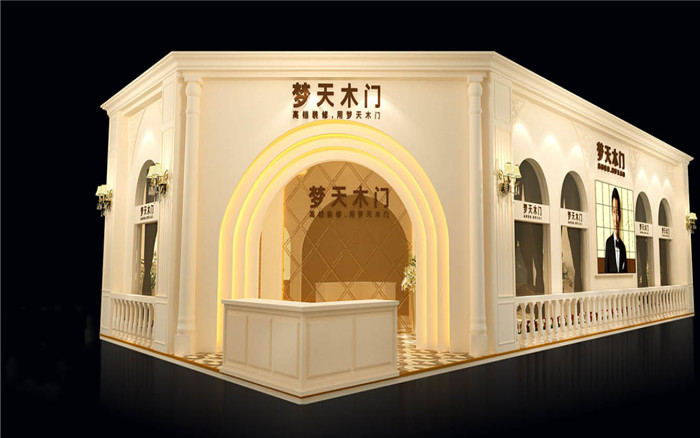 門窗展臺(tái)搭建-夢天木門