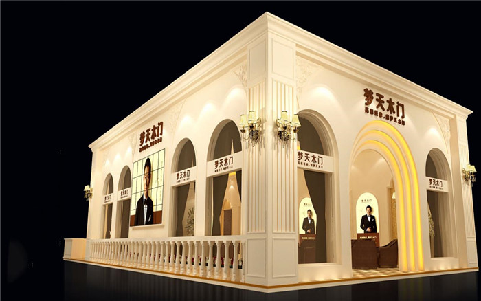 門窗展臺(tái)搭建-夢天木門